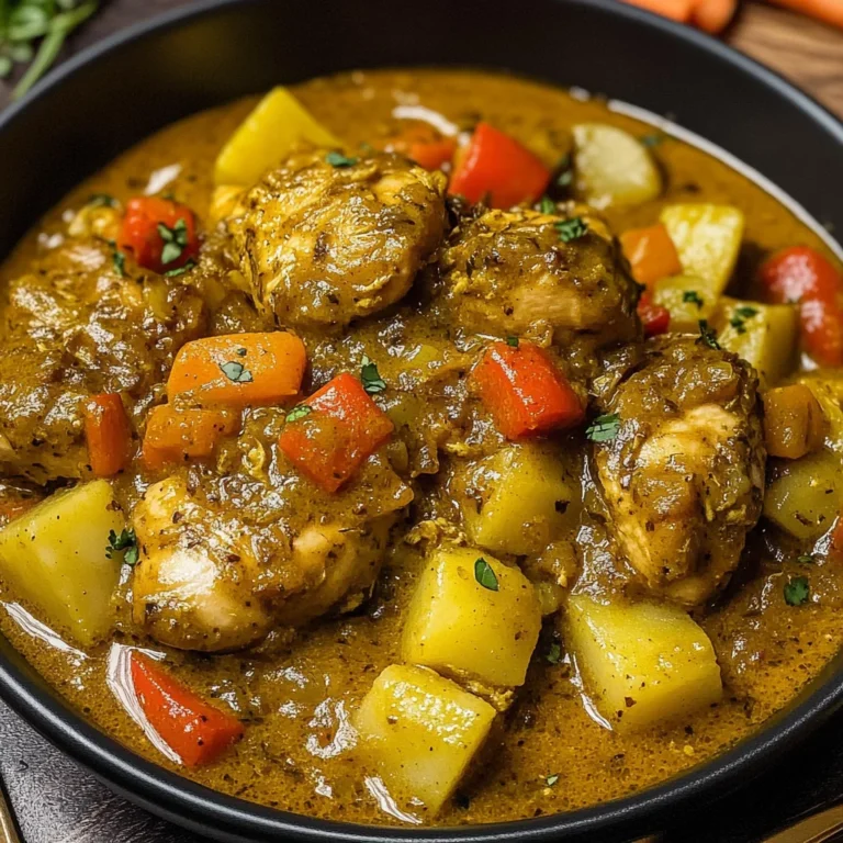 Authentic Jamaican Curry Chicken