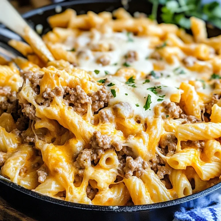 Cheeseburger Pasta