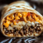 Cheesy Beef Taco Burritos