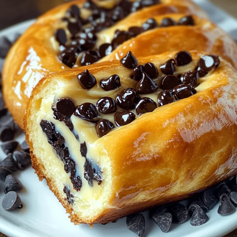 Chocolate Chip Vanilla Custard Brioches