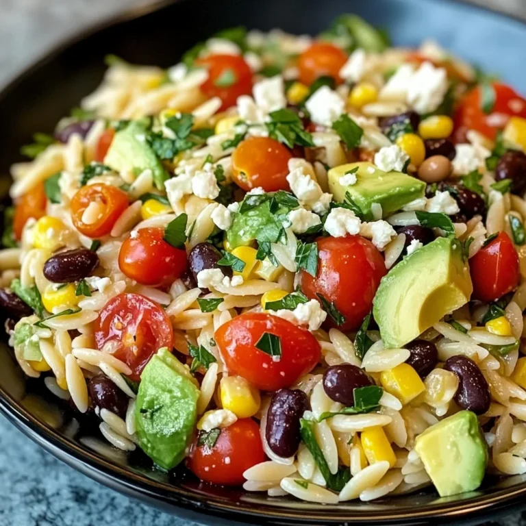 Cowboy Orzo Salad