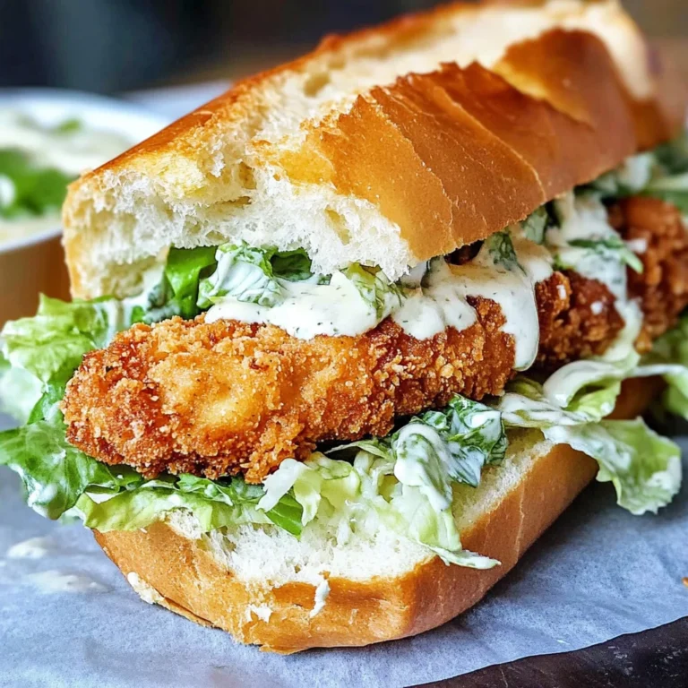 Crispy Chicken Caesar Sandwich