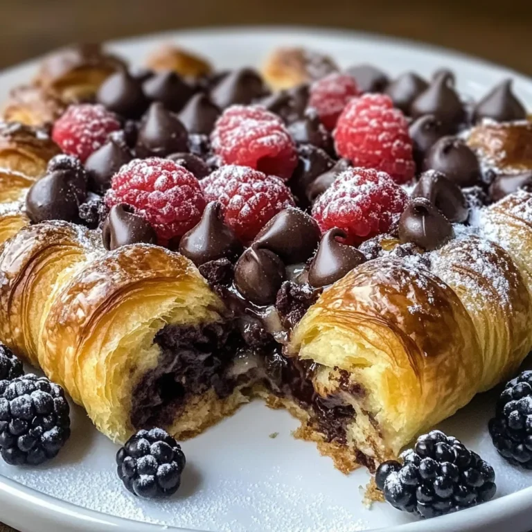 Decadent Chocolate Croissant Breakfast Bake
