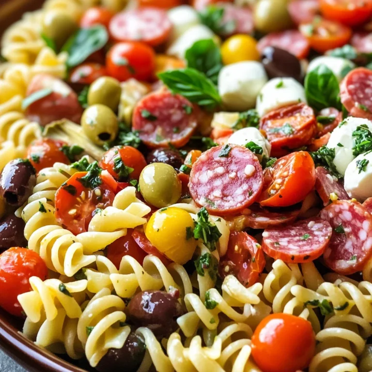 Easy Italian Antipasto Pasta Salad