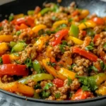 Ground Turkey and Bell Pepper Skillet
