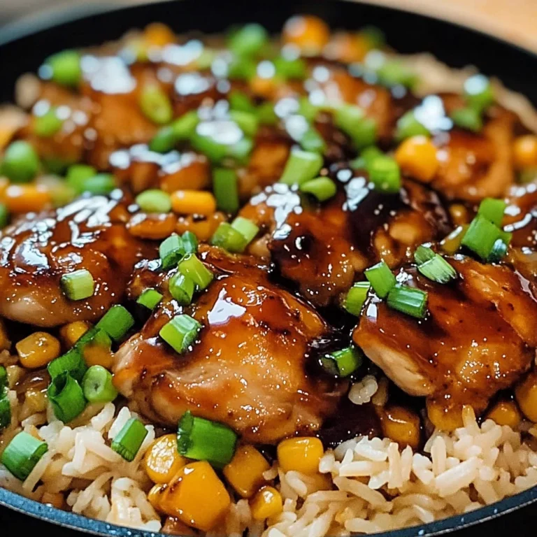 Honey BBQ Chicken Rice – The Best 1-Pan Family Dinner