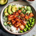Honey Sriracha Salmon Bowls