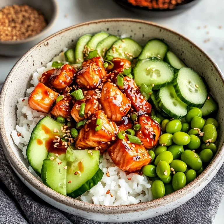 Honey Sriracha Salmon Bowls