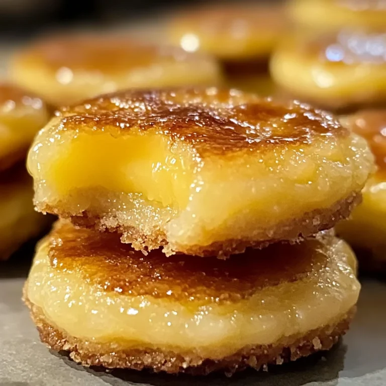 Lemon Curd Crème Brûlée Cookies - Tangy & Sweet Treat