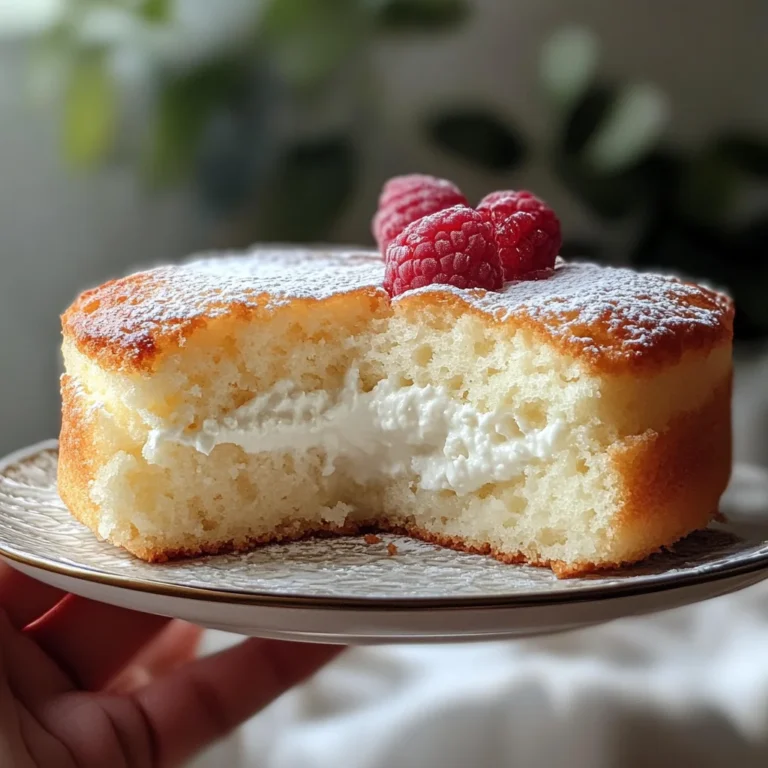 Light & Fluffy Yogurt Cloud Cake – The Best Airy Dessert !