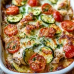 Mediterranean Chicken Zucchini Bake – Healthy, Flavorful & Easy!