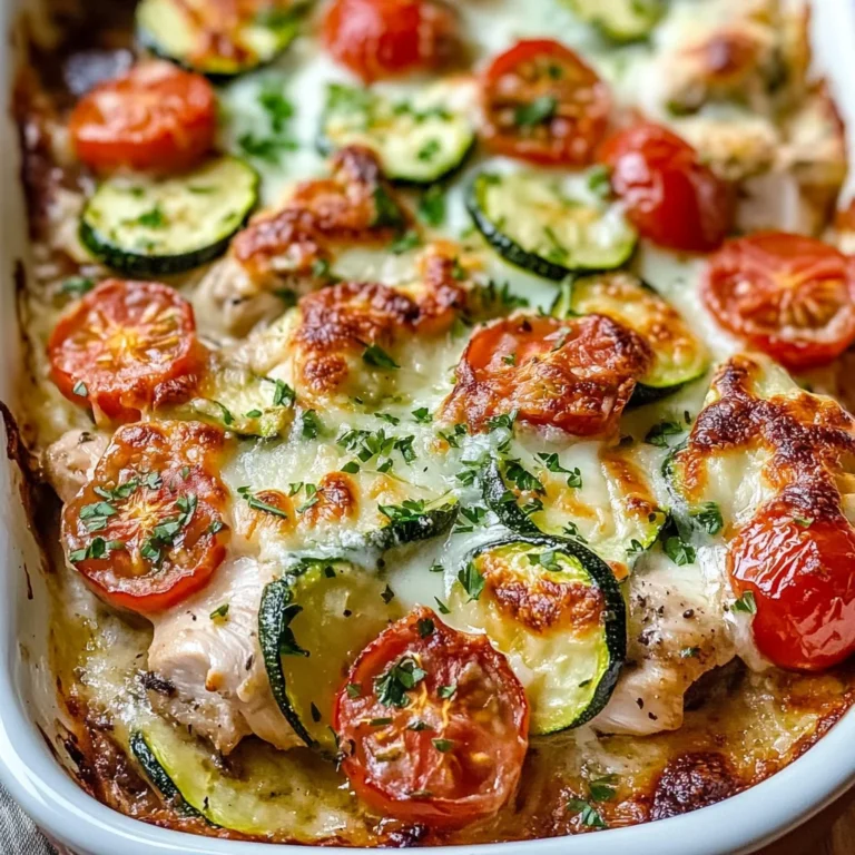 Mediterranean Chicken Zucchini Bake – Healthy, Flavorful & Easy!
