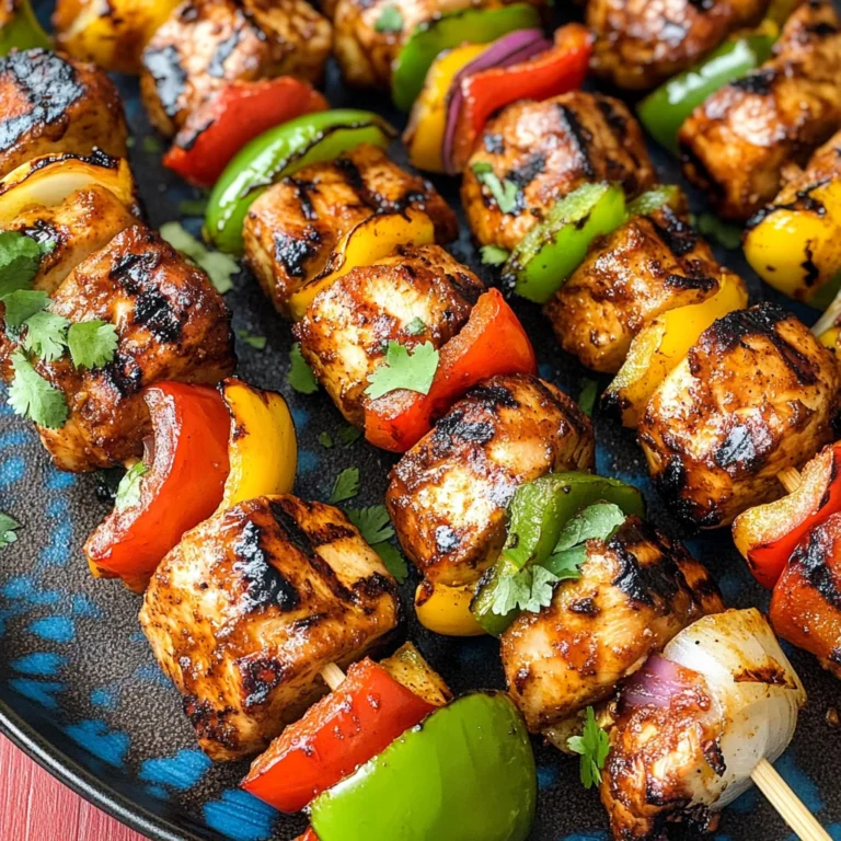 Mexican Barbecue Chicken Skewers
