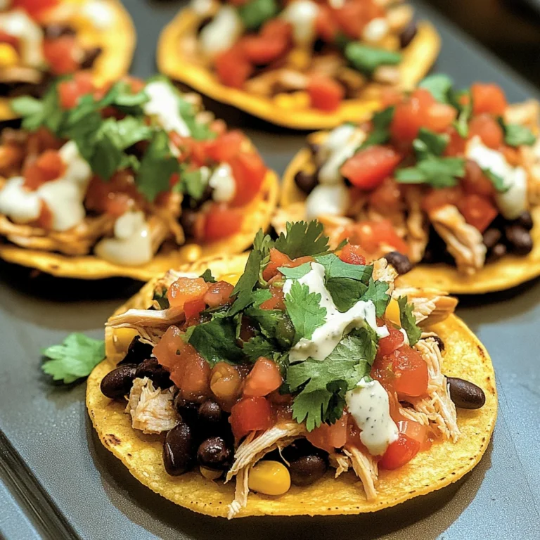 Mexican Rotisserie Chicken Tostadas
