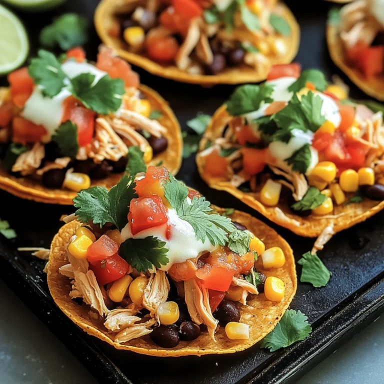 Mexican Rotisserie Chicken Tostadas