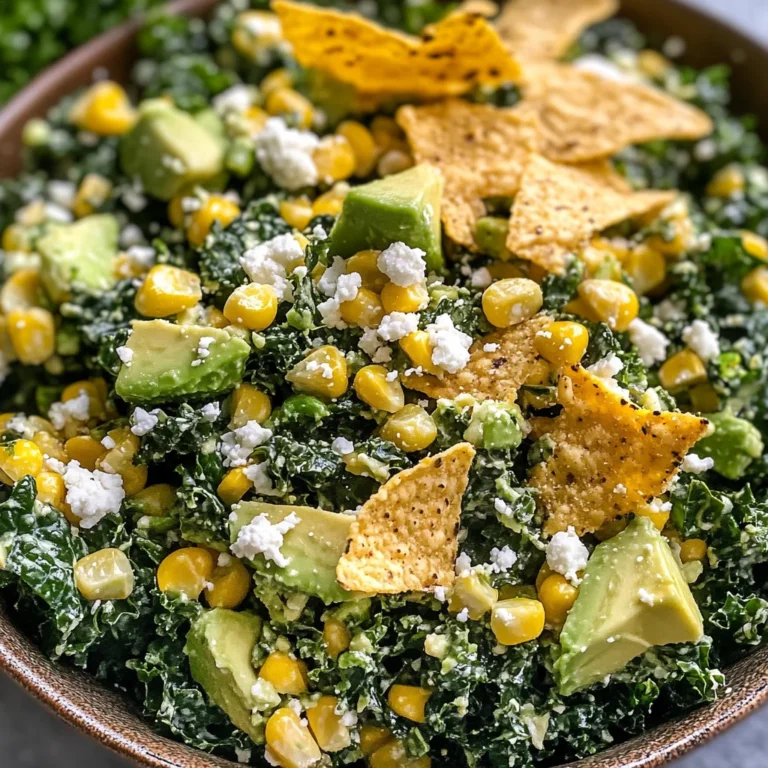 Mexican Street Corn Kale Salad