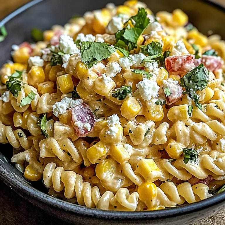 Mexican Street Corn Pasta Salad is a must-try dish!
