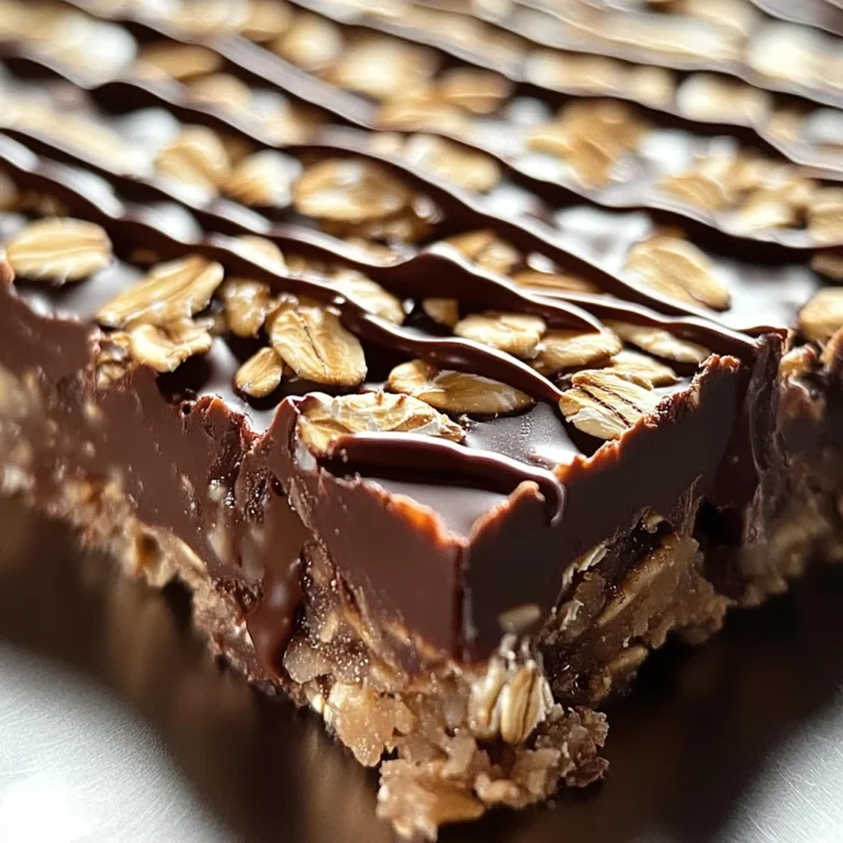 No Bake Chocolate Oatmeal Bars