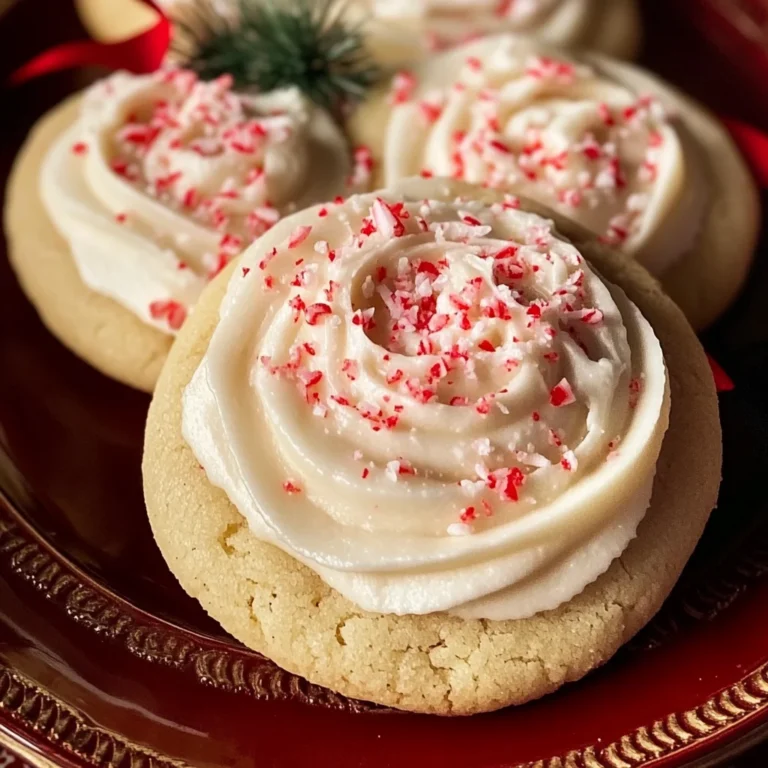 Peppermint Meltaway Cookies
