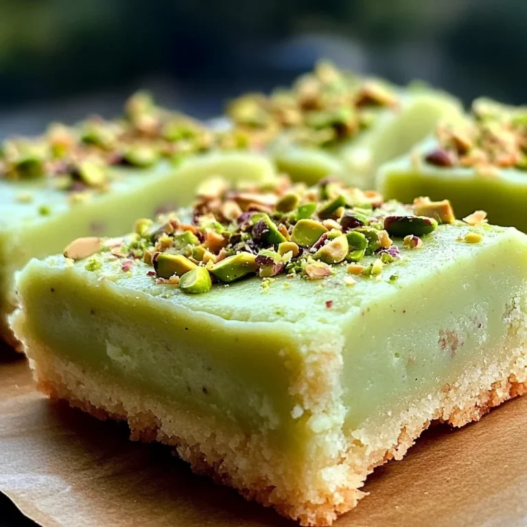 Pistachio Pudding Sugar Cookie Bars