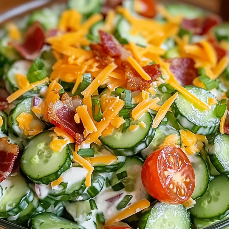 Refreshing Cucumber Ranch Crack Salad Recipe