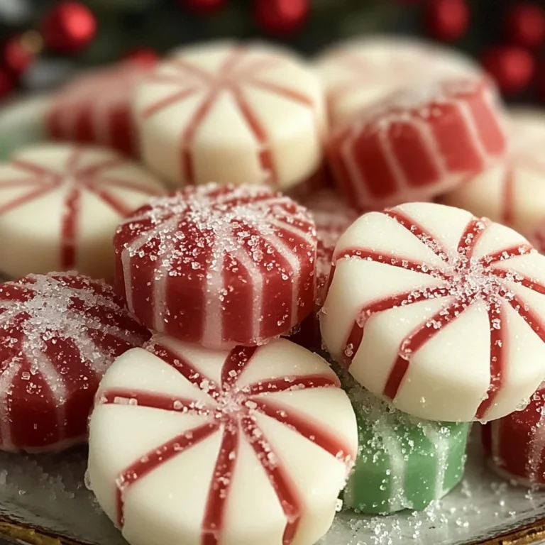 Soft Christmas Peppermints (Old-Fashioned Butter Mints)
