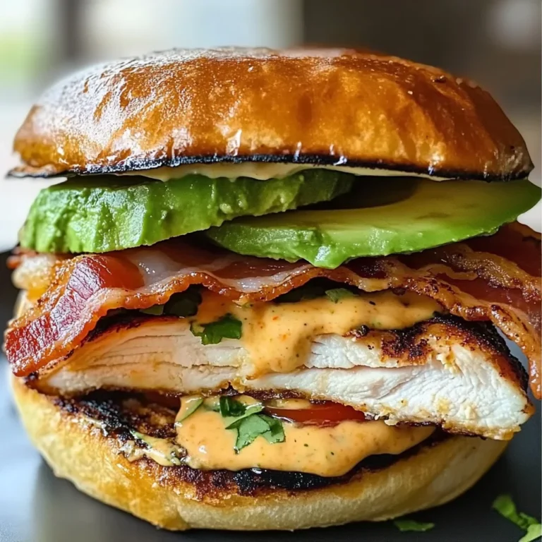 Spicy Grilled Chicken Avocado Sandwich