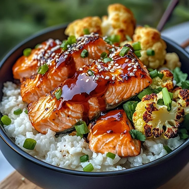 Sriracha Honey Salmon Bowls