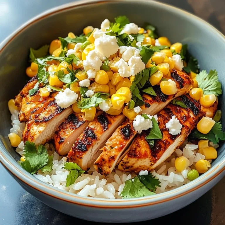 Street Corn Chicken Rice Bowl