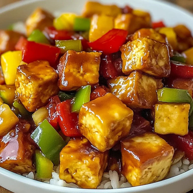 Vegan Pineapple Tofu