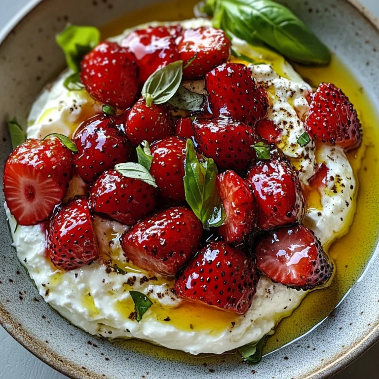 Whipped Feta with Roasted Strawberries: A Flavorful Delight You Can’t Resist
