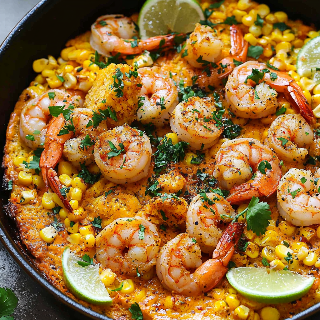 Shrimp and Creamed Corn (30 Minutes, One-Pan)