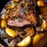 Apple Cider Braised beef Shoulder