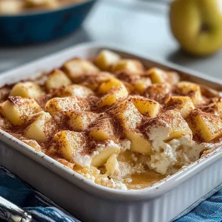 Apple Cinnamon Cottage Cheese Bake