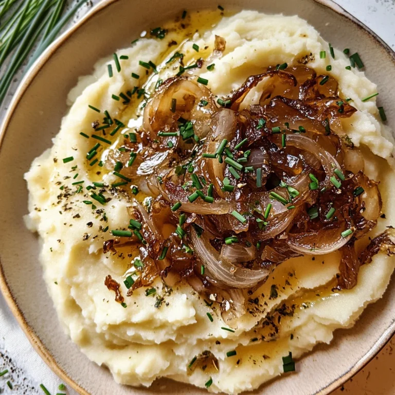 Best Ever Caramelized Onion Mashed Potatoes