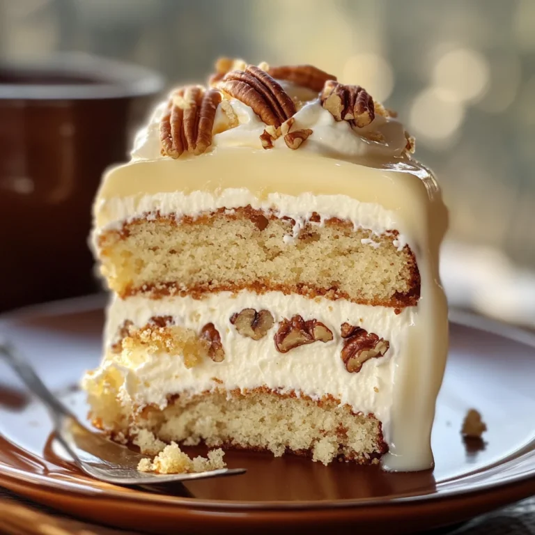 Butter Pecan Tres Leches Cake