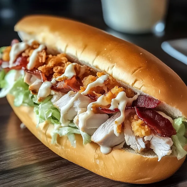 Chopped Chicken Bacon Ranch Sub: An Amazing Ultimate Recipe