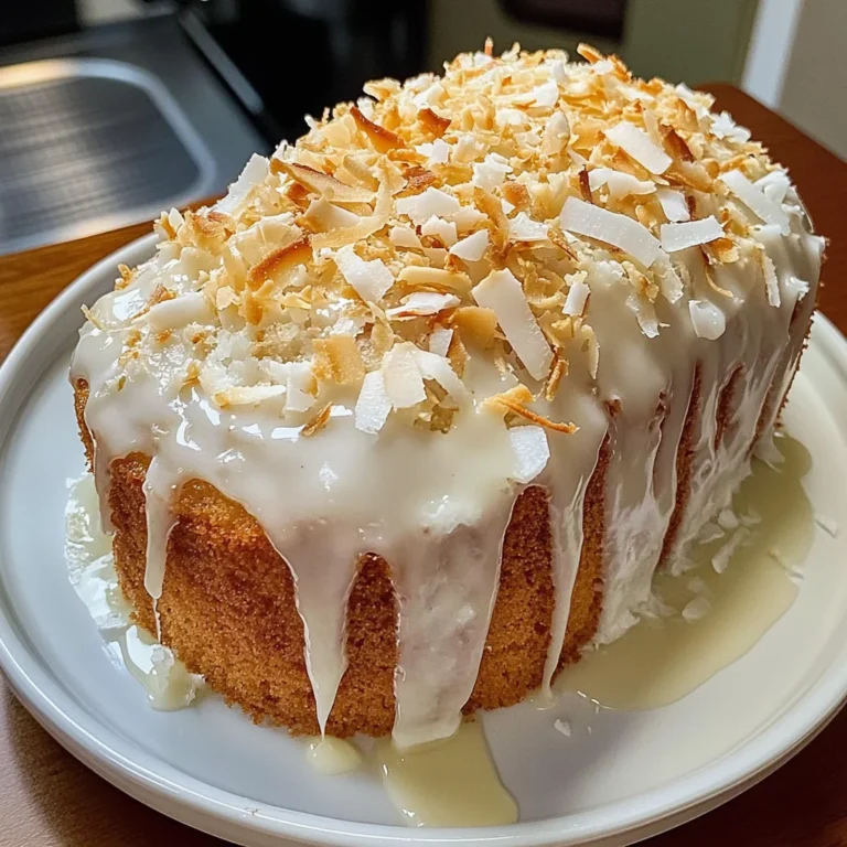 Coconut Pound Cake Recipe