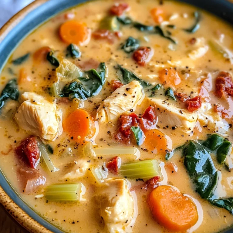 Creamy Marry Me Tuscan Chicken Soup