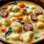 Creamy Sausage Gnocchi Soup