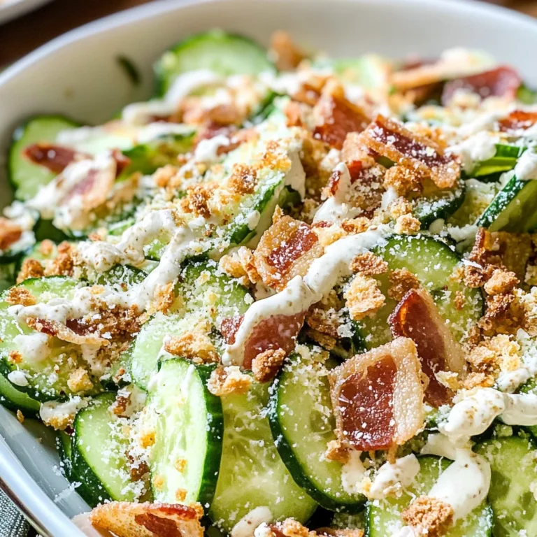 Cucumber Caesar Salad