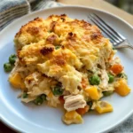 Easy Chicken Cobbler Dinner Casserole