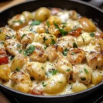 Garlic Chicken Gnocchi Skillet: A 30-Minute Wonder!