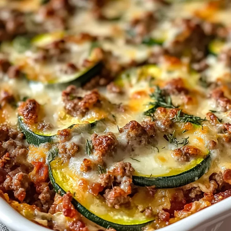 Ground Turkey Zucchini Casserole – Healthy Comfort Food