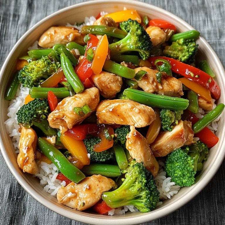 Healthy Chicken and Veggie Stir-Fry with Mixed Rice