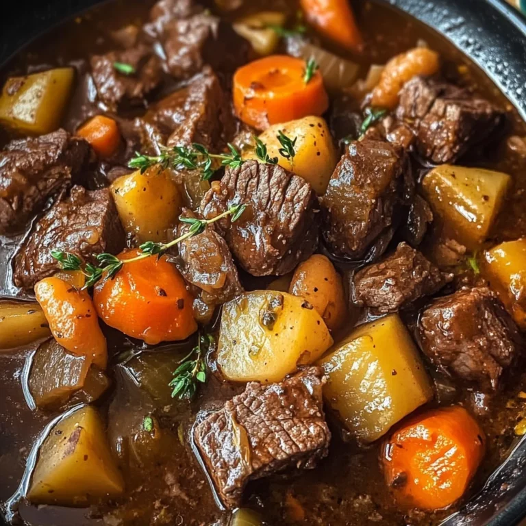 Hearty Beef Stew with Root Vegetables