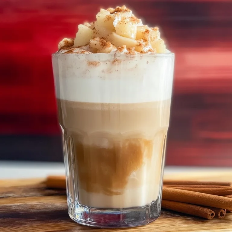 Iced Apple Crisp Cream Chai (Starbucks Copycat)