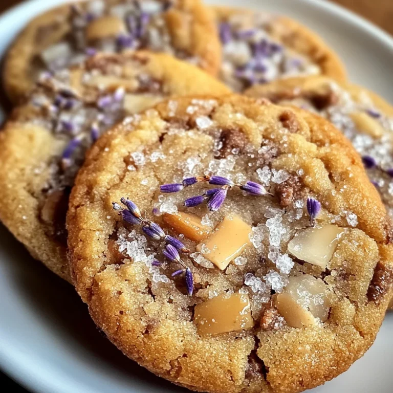 Lavender Honey Crunch Cookies