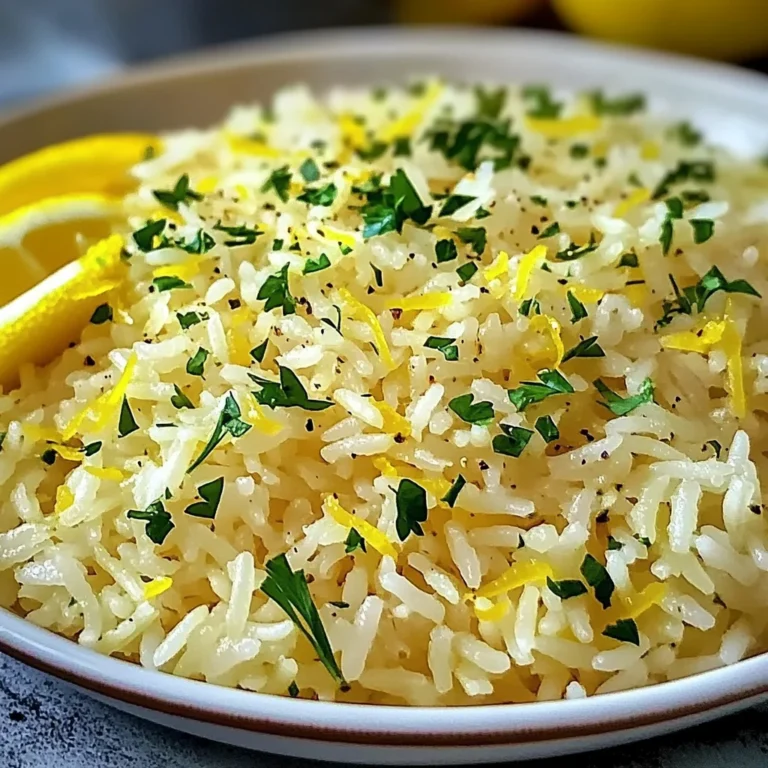 Light and Flavorful Greek Lemon Rice for Every Occasion