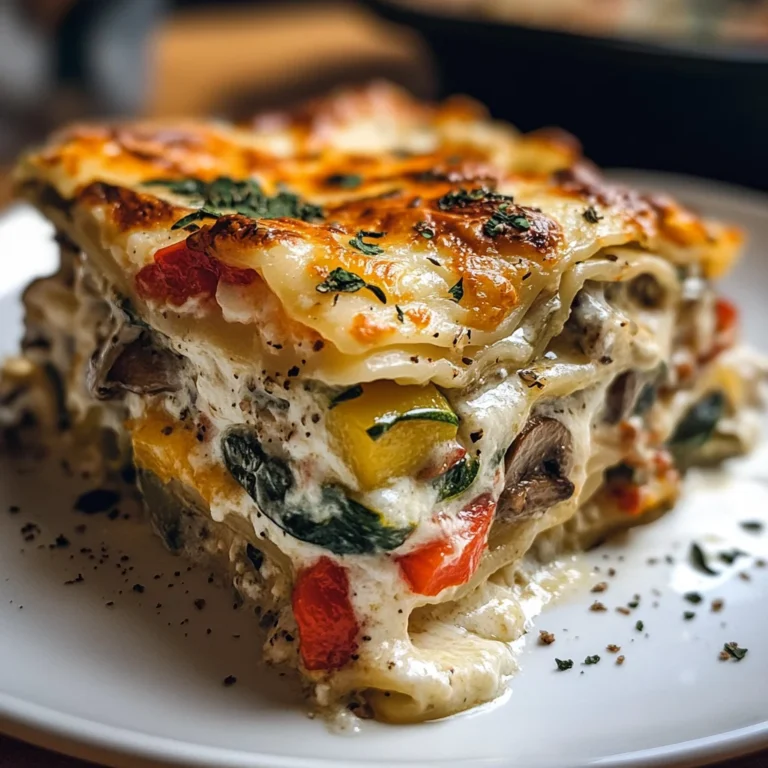 Loaded Veggie White Lasagna